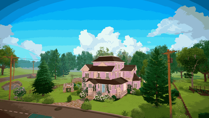 retro house