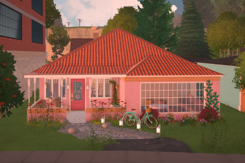 pink house