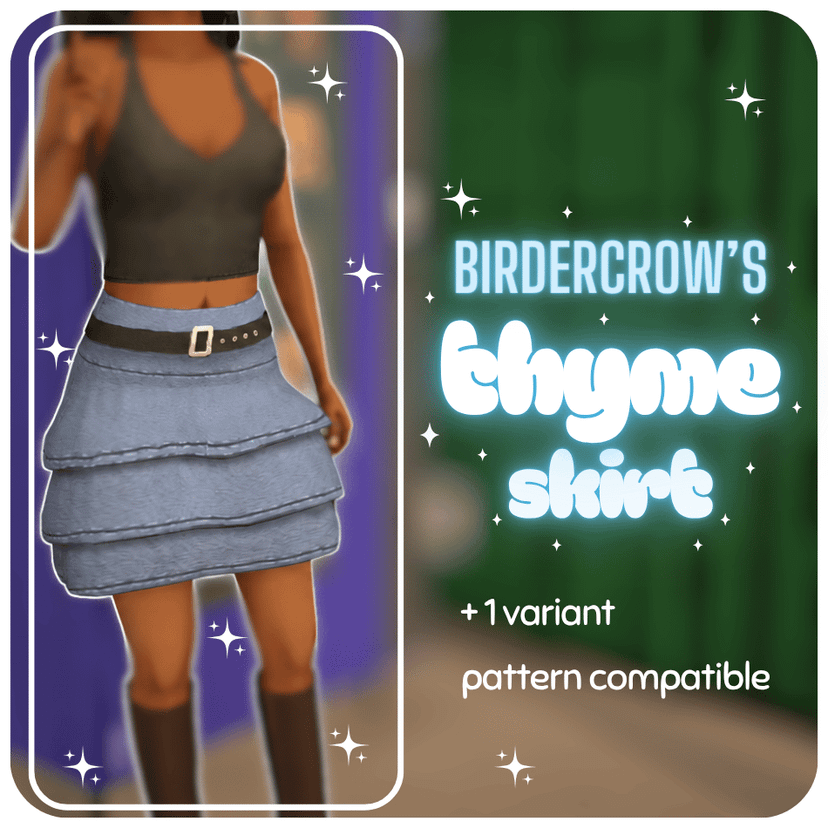 [birdercrow] Thyme Skirt