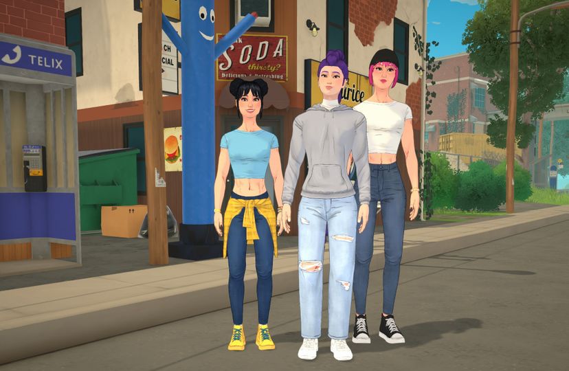 Huntrix Rumi Mira and Zoey