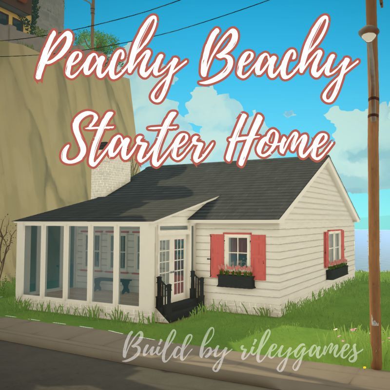 Peachy Beachy Starter Home