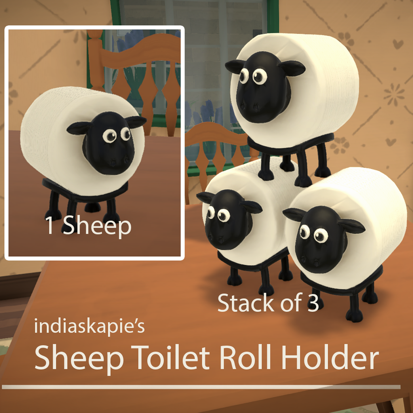 Sheep Toilet Roll Holder