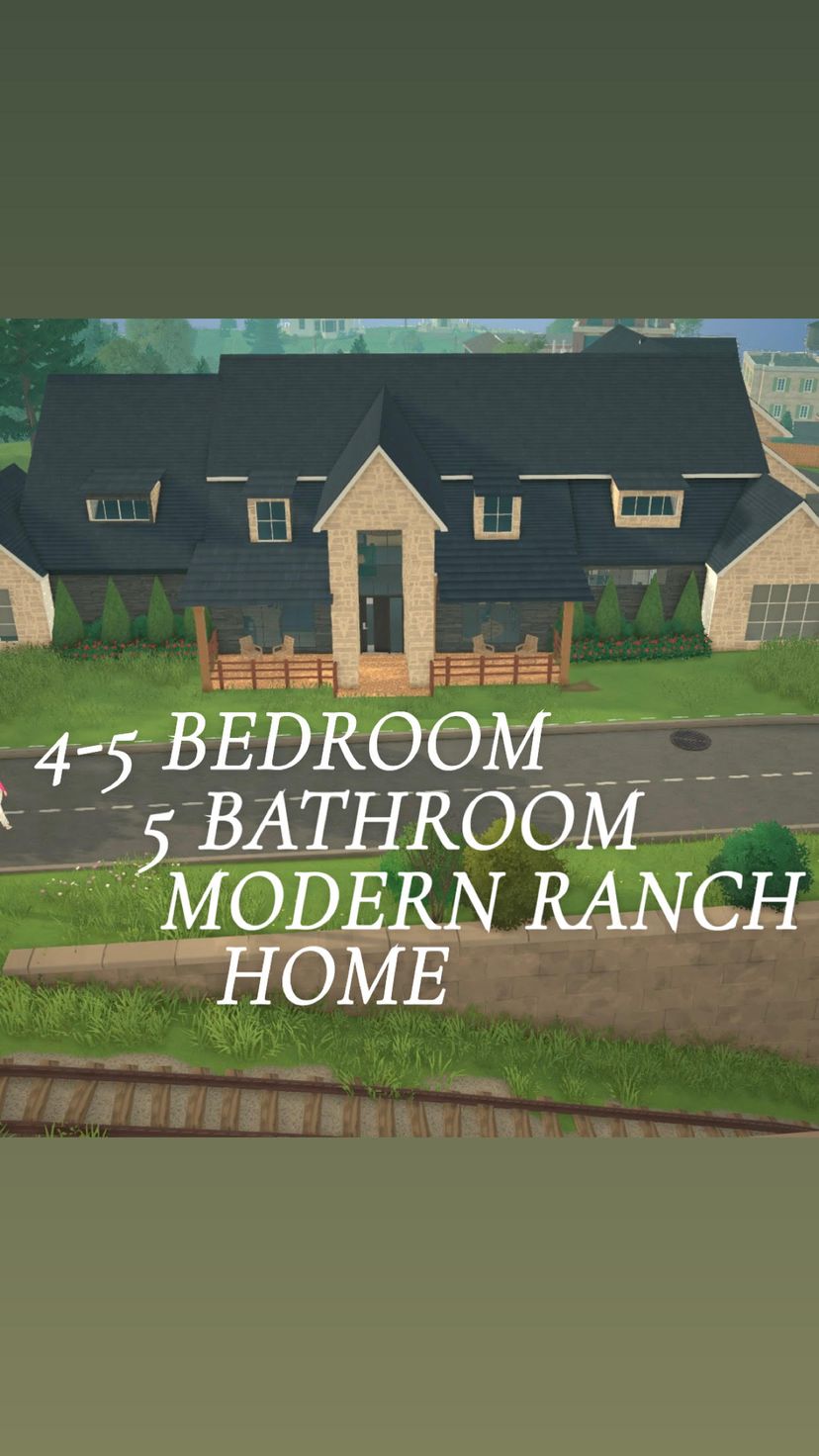 4-5 BED/5 BATH Modern Ranch Home!