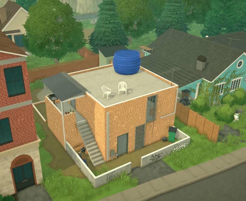 Brazilian favela house