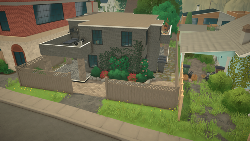 Sad beige millennial house