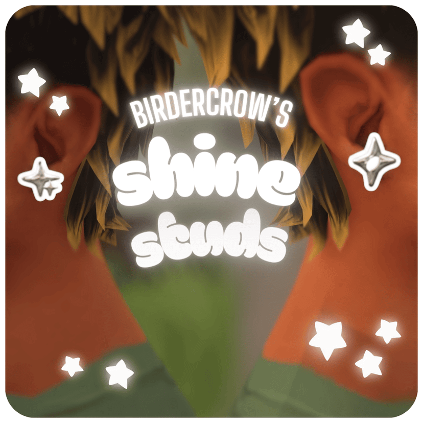 [birdercrow] Asymmetric Shine Studs