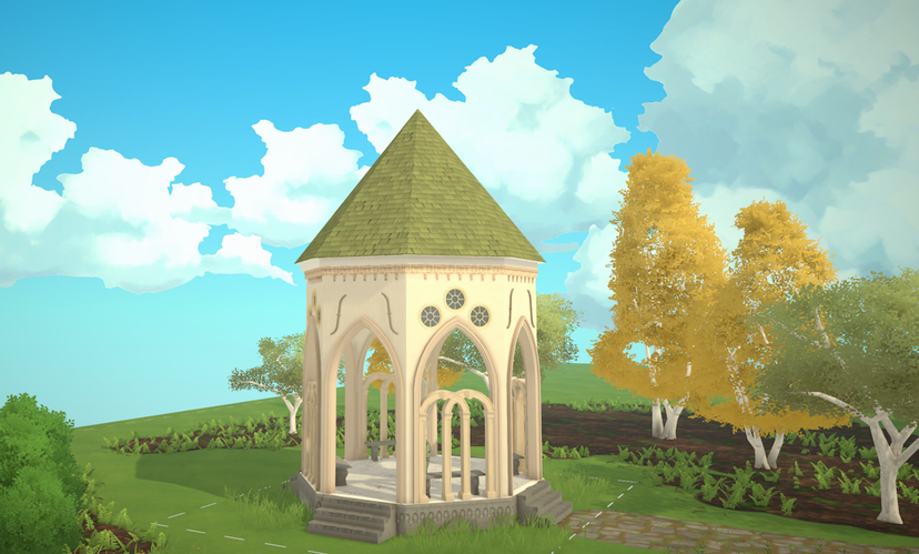 Fantasy elf gazebo