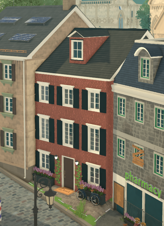 American Colonial Townhouse