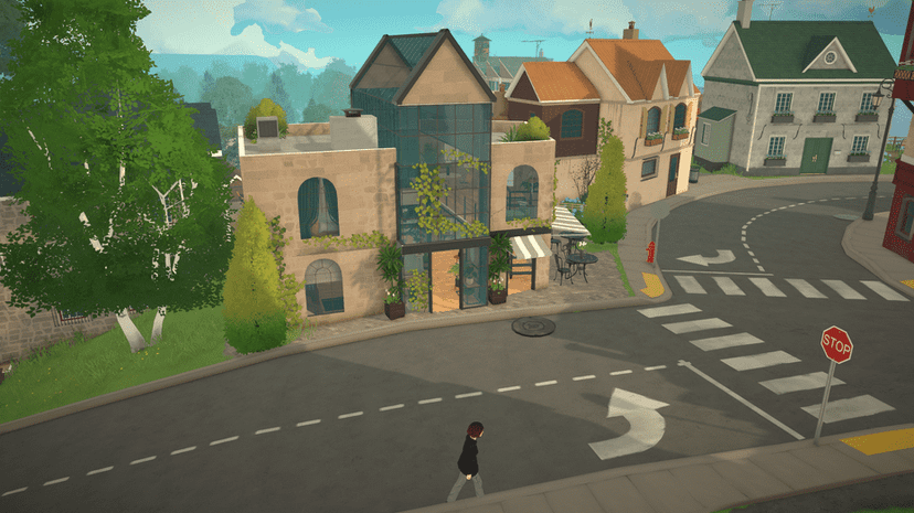 flower shop & house