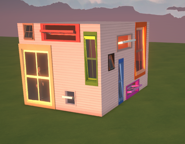 Open a Window! 4 Windows on Hinges.