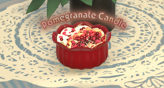Pomegranate Candle