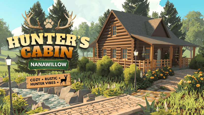 NanaWillow's Hunter's Log Cabin