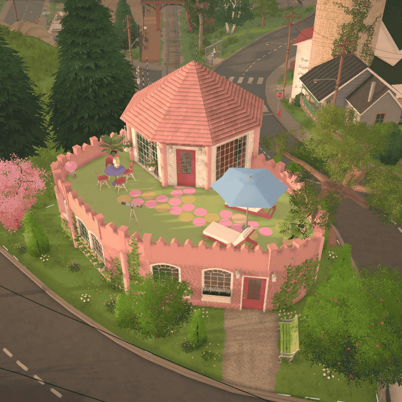 Funky Princess Castle-like House