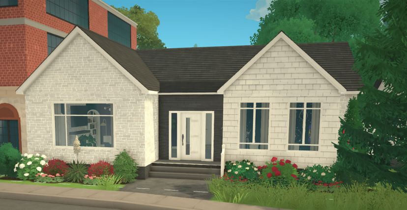Modern Suburban Ranch House 3B1B