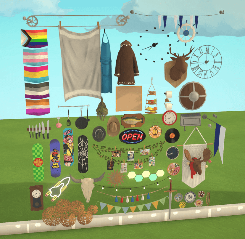 Always visible - Wall decor and clutter
