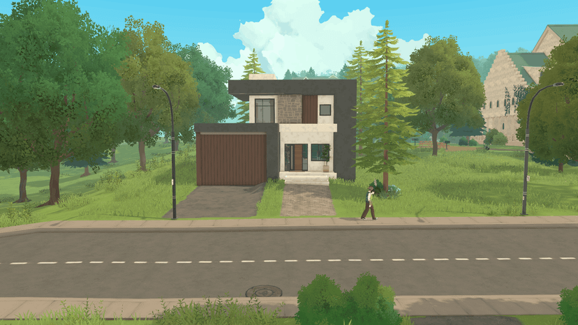 Gray Modern House