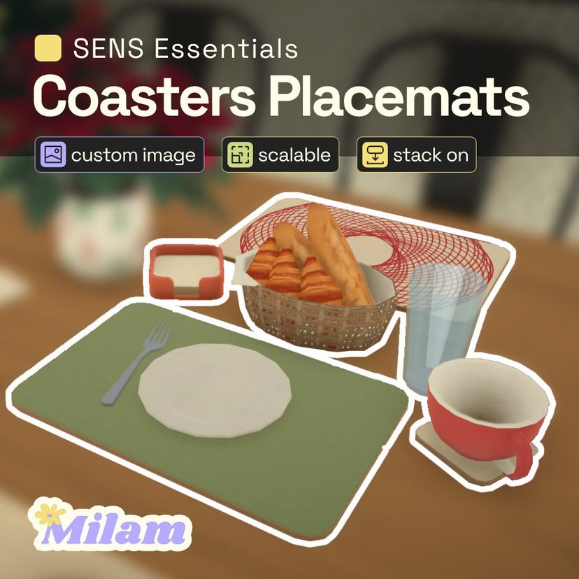 SENS Coasters Placemats