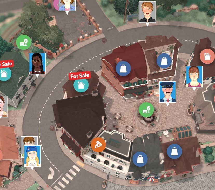 Display Townies on Map