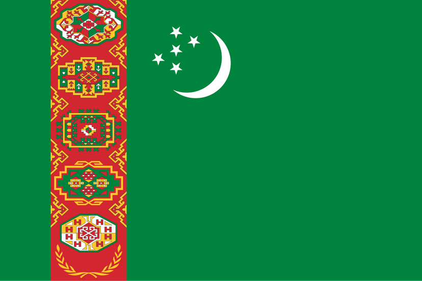 Flag of Türkmenistan