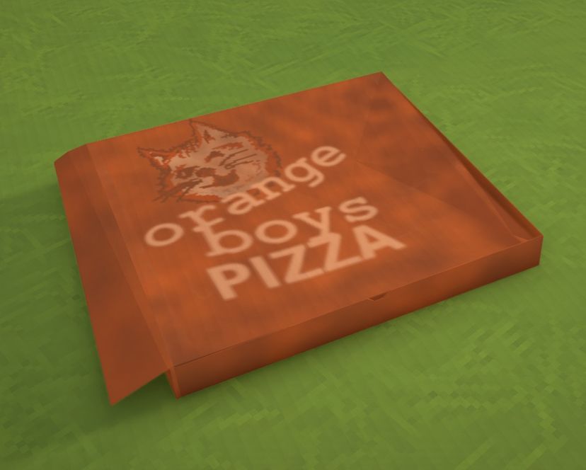 Used Pizza Box Decor