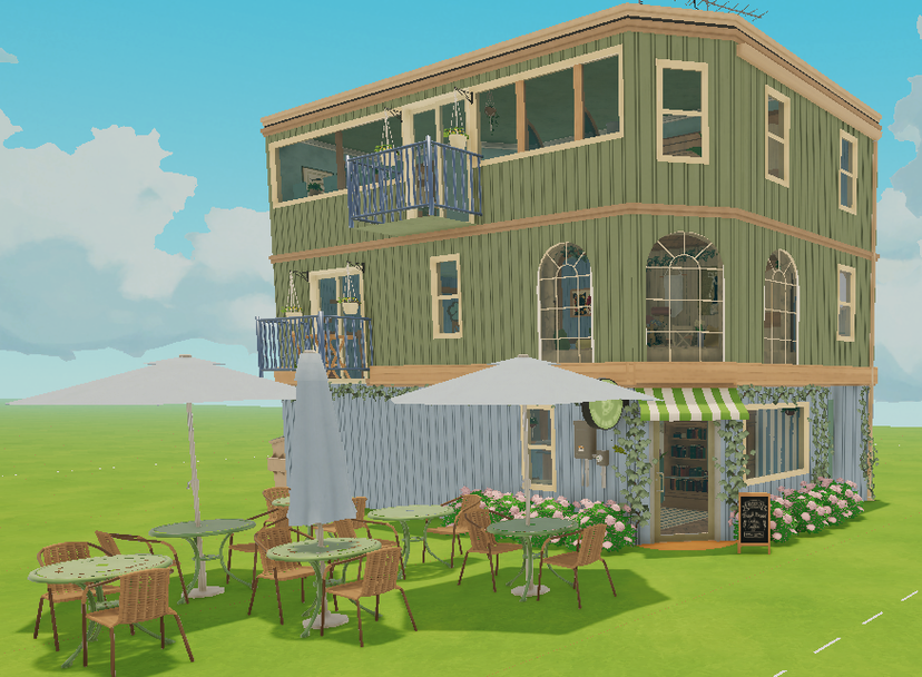 cat cafe/studying space