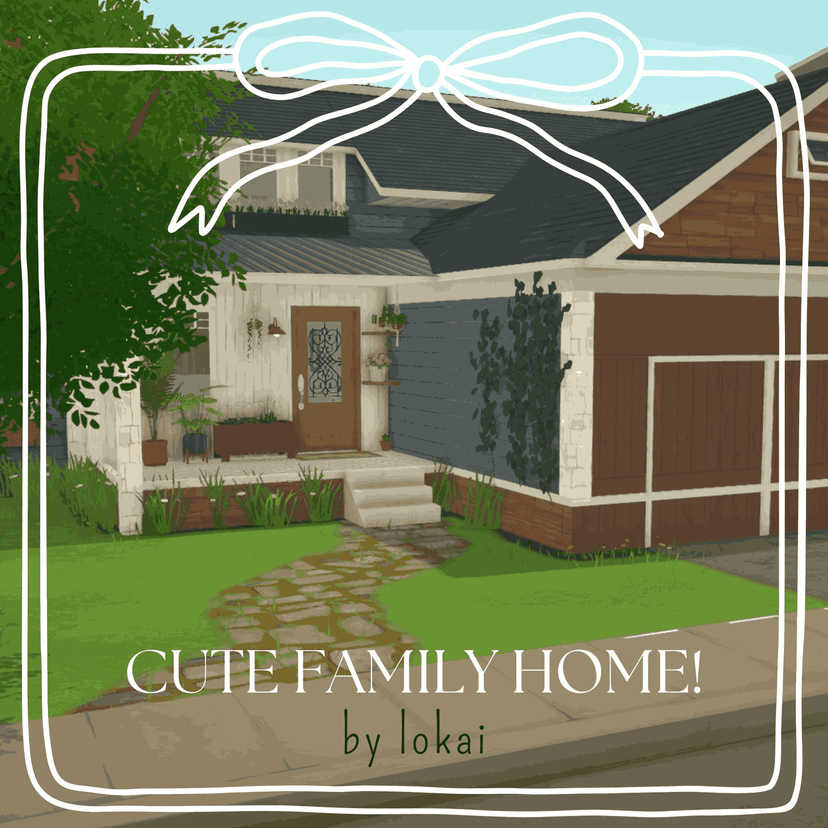 cute family home!! | first paralives build :)