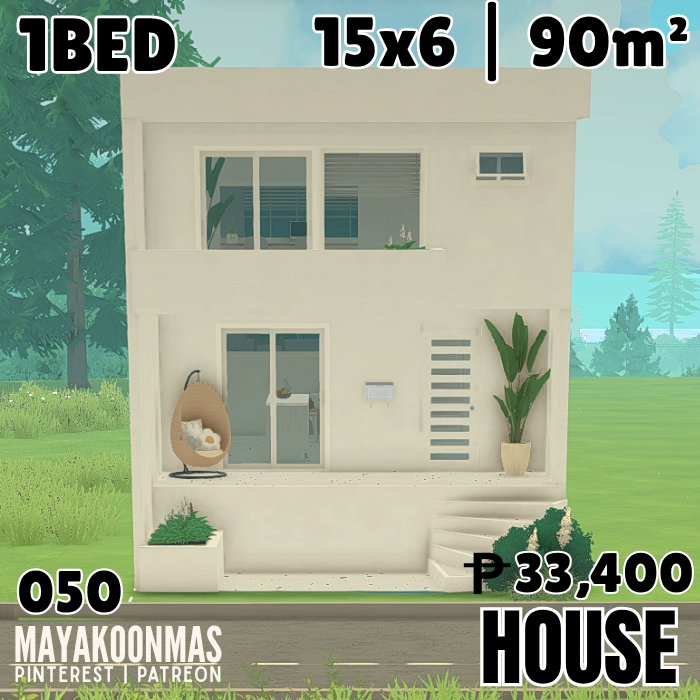 050 HOUSE 1BED 15x6 90m²