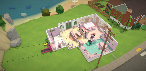 maison rose