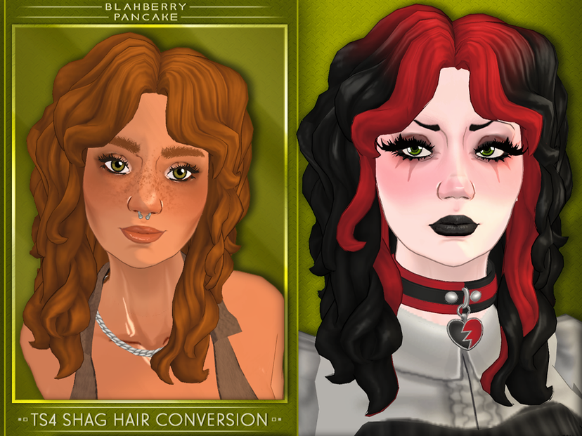BlahberryPancake - Shag Hair conversion