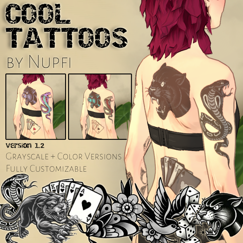 Cool Tattoos by Nupfi