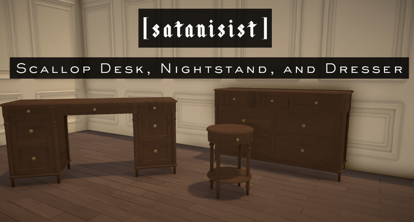 [satanisist] Scallop Furniture Set