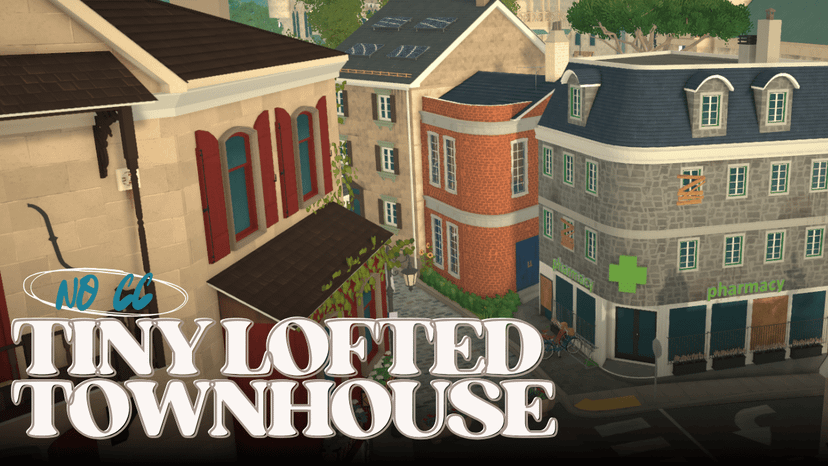 Tiny Lofted Townhouse