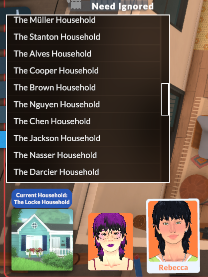 Switch Households Lists