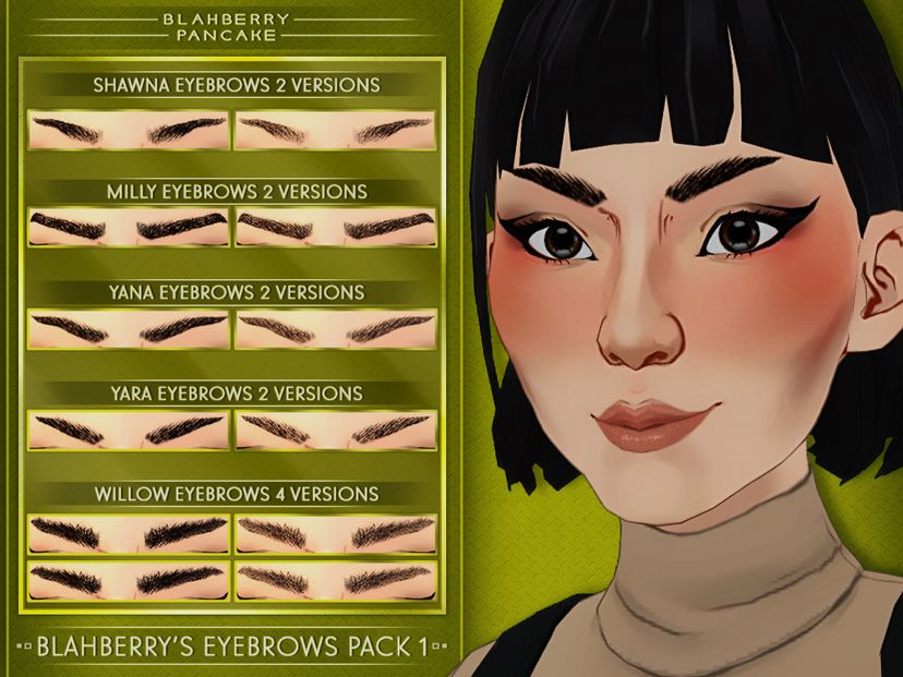 Blahberry's Eyebrows Pack 1