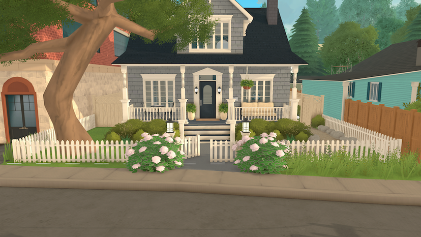 Small Blue Family Bungalow
