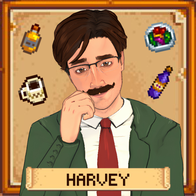 Harvey - ⋆｡˚☤  (Stardew Valley)