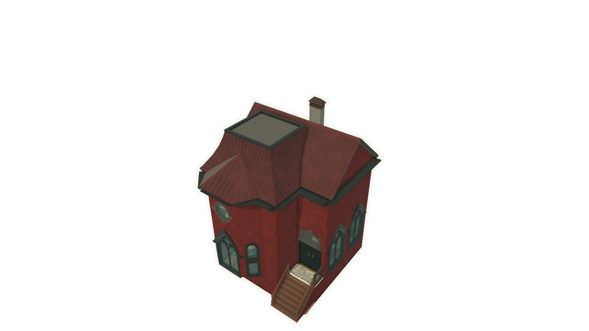 Red Angelcore Townhouse