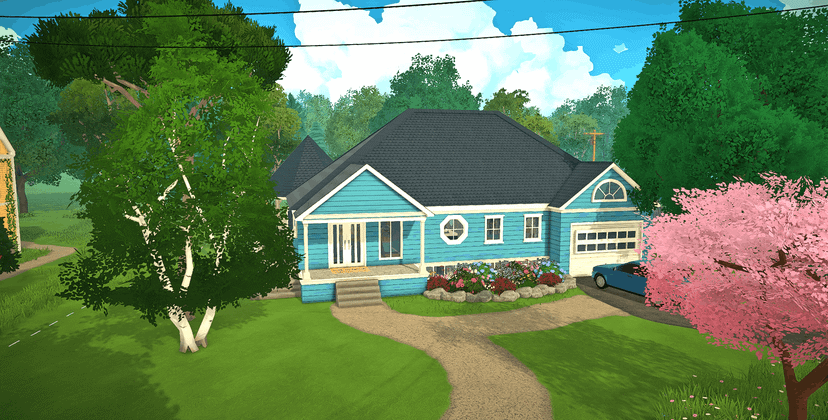 Light Blue House