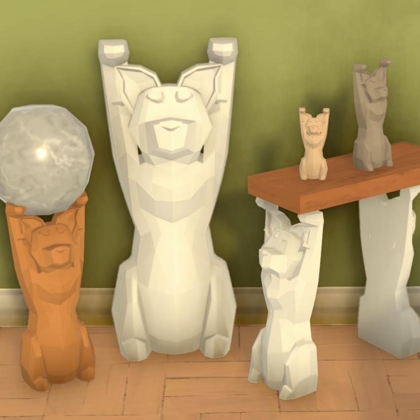 Red Panda Statue