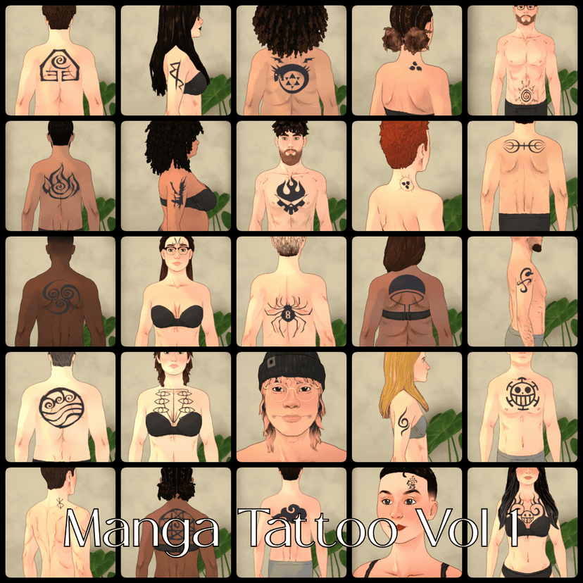Manga Tattoo Vol 1