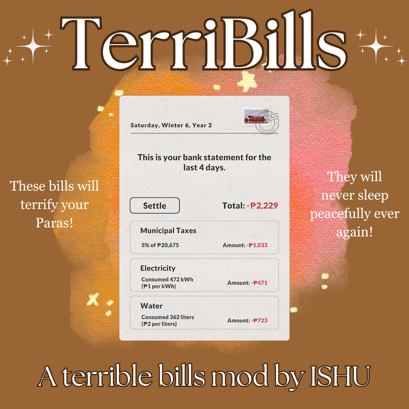 (ishu) TerriBills