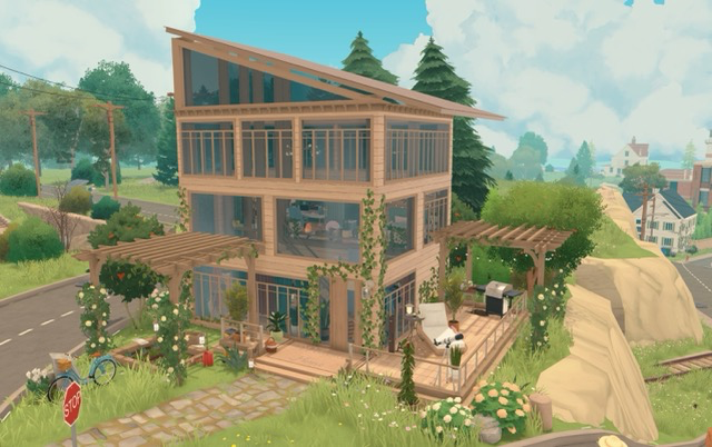 Country-chic Modern Split-level