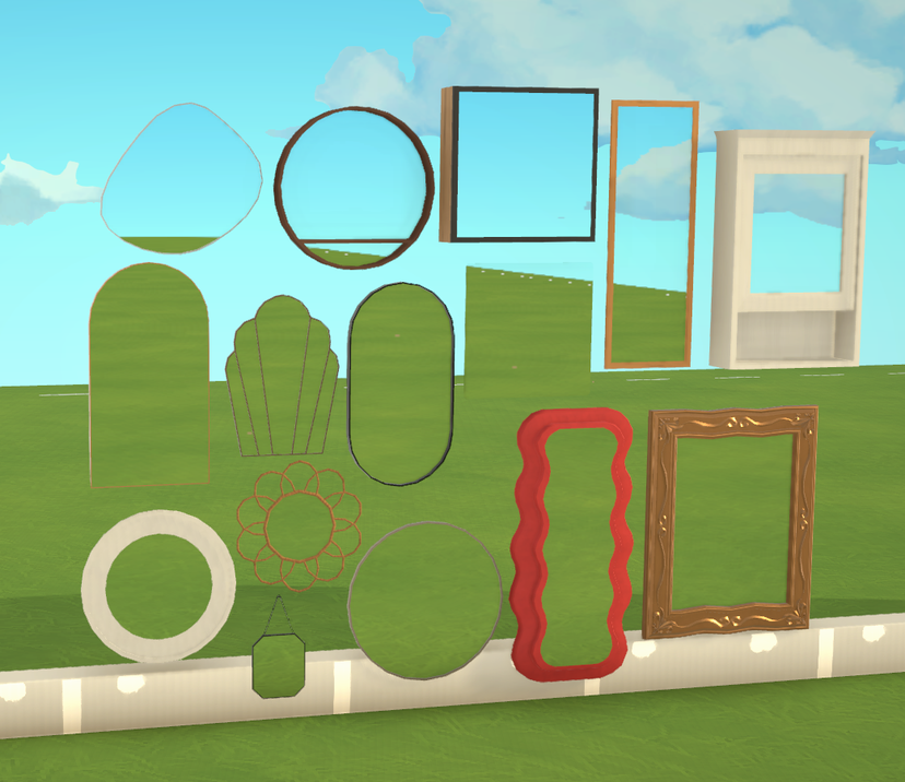 Always visible - Mirrors