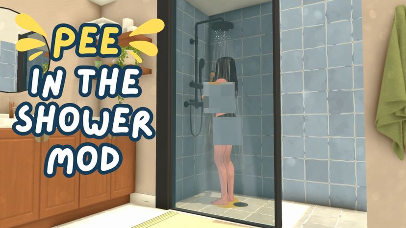 Pee in the Shower Mod