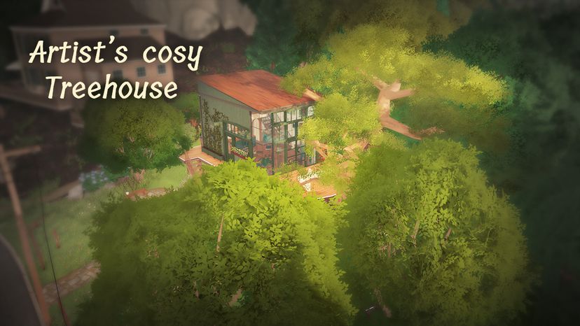 Artist’s cosy Treehouse