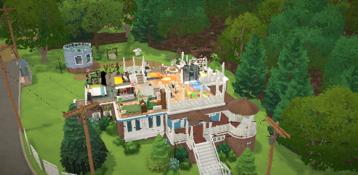 My Blue House on the Hill