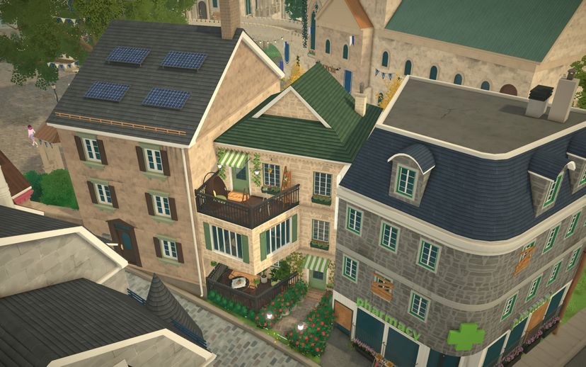 mint chocolate house