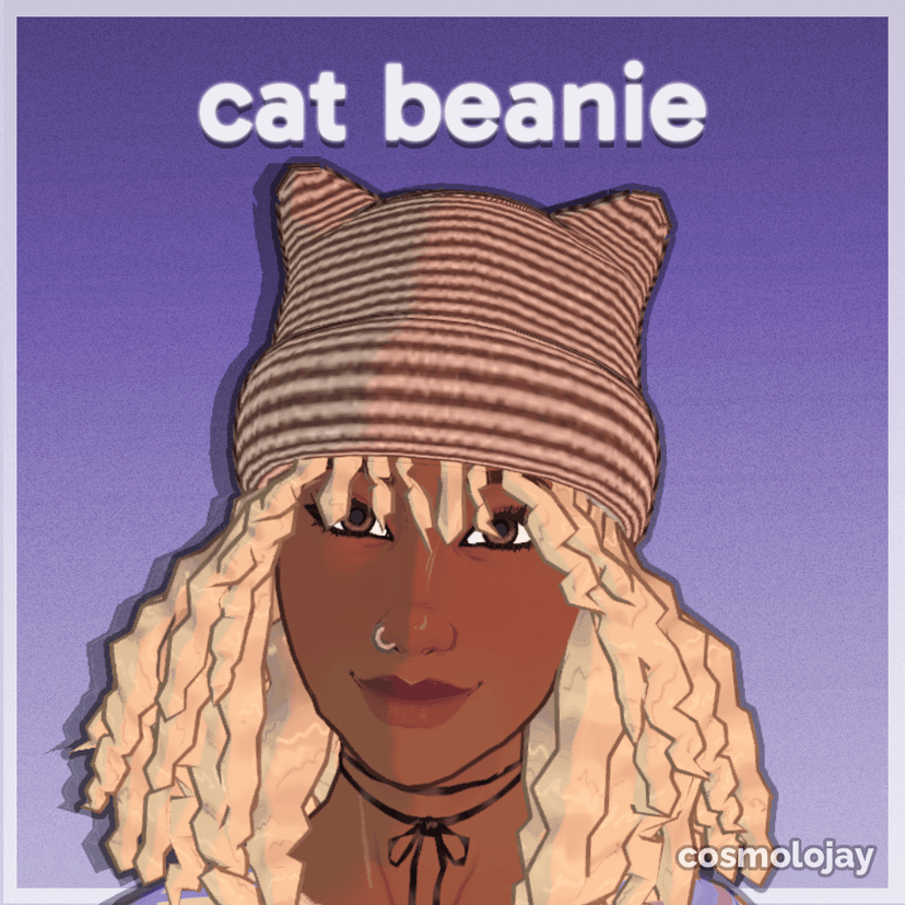 Cat Beanie by Cosmolojay