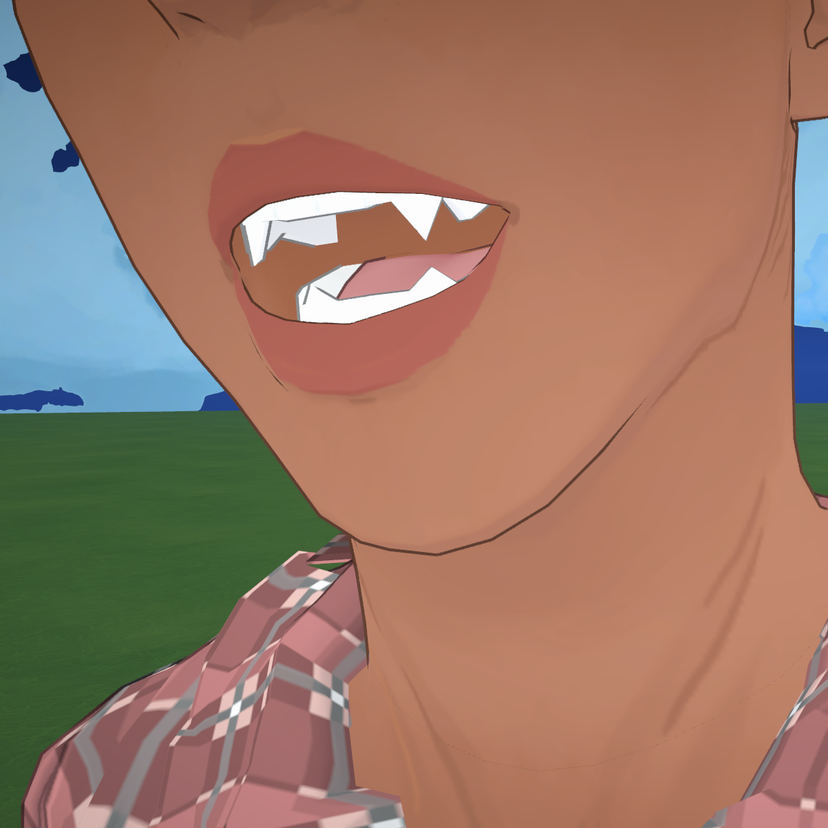 Simple fangs set