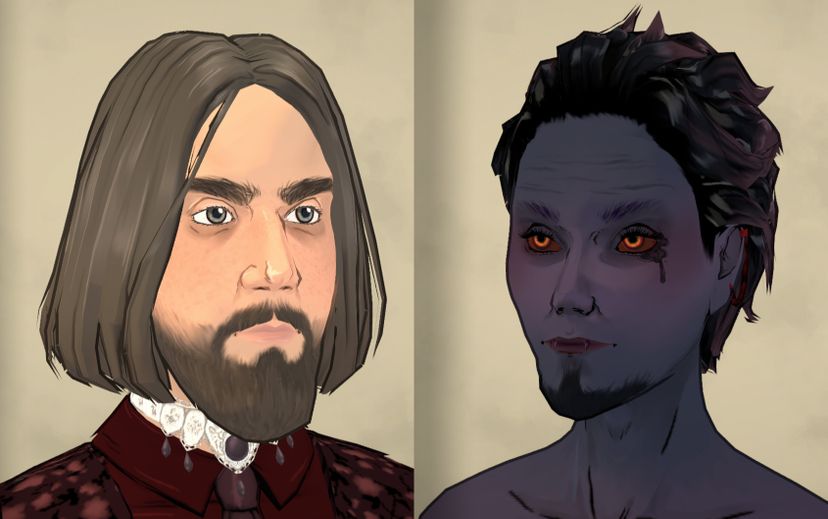 Doctor Faustus and Mephistopheles